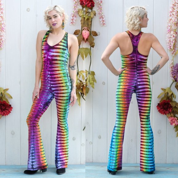 Warrior Within Designs Pants - Tie Dye Jumpsuit - Warrior Within Designs